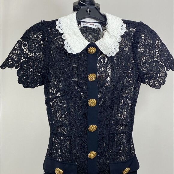 Self-Portrait Lace Minidress size 0 - Picture 6 of 10